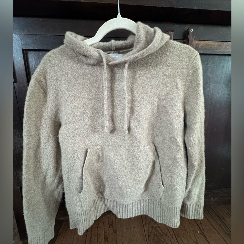 Everlane Women's Tan Hoodie Sweater